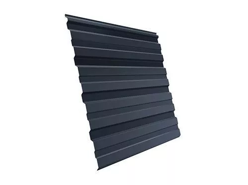 Профнастил Grand Line С10 A Satin Matt 0,5 мм RAL 7024 Мокрый асфальт купить в екатеринбурге