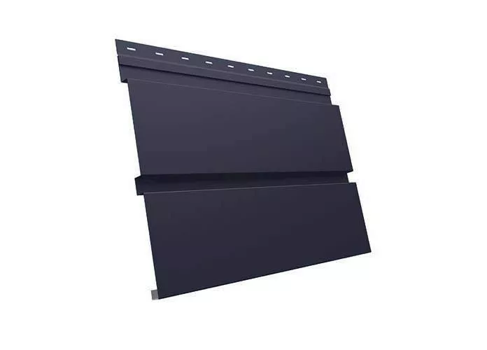 Металлический сайдинг Grand Line Квадро Брус Quarzit Lite 0,5 мм RAL 7024 Мокрый асфальт купить в екатеринбурге