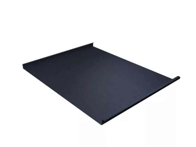 Двойной стоячий фальц Grand Line GreenCoat Pural Matt 0.5 мм RAL 7024 Мокрый асфальт купить в екатеринбурге