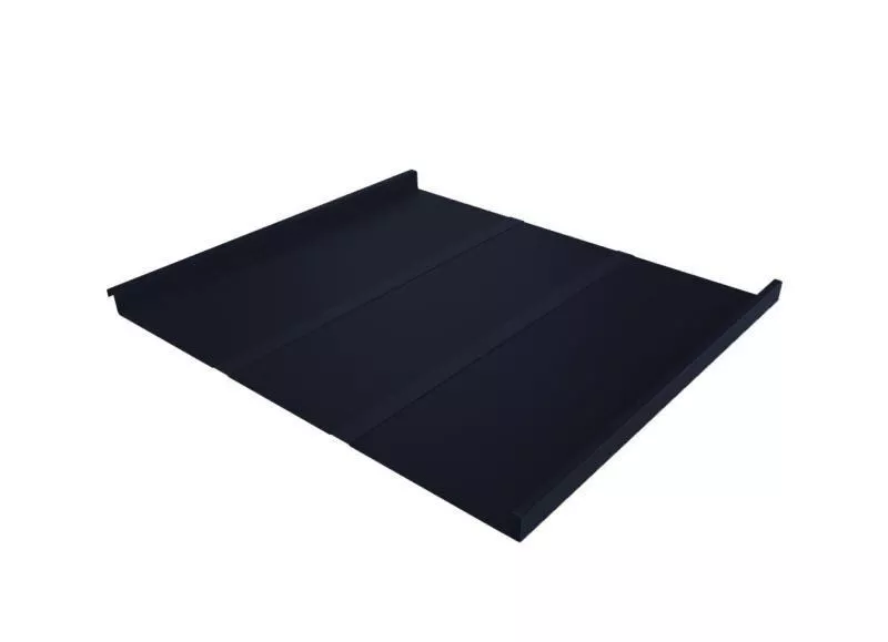 Двойной стоячий фальц Line Grand Line Quarzit Pro Matt 0.5 мм RAL 7024 Мокрый асфальт купить в екатеринбурге