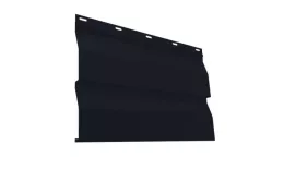 Металлический сайдинг Металл Профиль Корабельная доска VikingMP 0,45 мм RAL 7024 Мокрый асфальт. Цена: 704 руб. Артикул: MetalS82