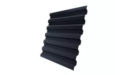 Профнастил Grand Line С21 R Rooftop Matte (Стальной бархат) 0,5 мм RAL 7024 Мокрый асфальт. Цена: 1129 руб. Артикул: C21GL-sb7024
