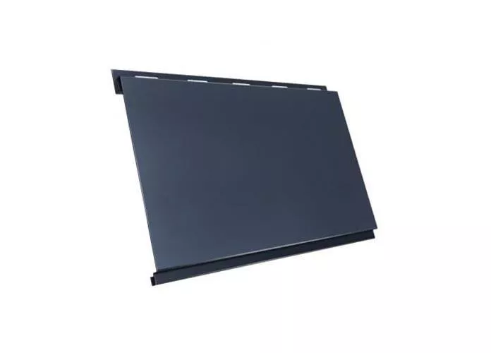 Металлический сайдинг Grand Line Вертикаль classic Quarzit Pro Matt 0,5 мм RAL 7024 Мокрый асфальт купить в екатеринбурге