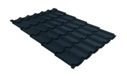Металлочерепица Grand Line Модерн (Modern) 0,45 Drap RAL 7024 мокрый асфальт. Цена: 629 руб. Артикул: GL-moderndrap7024