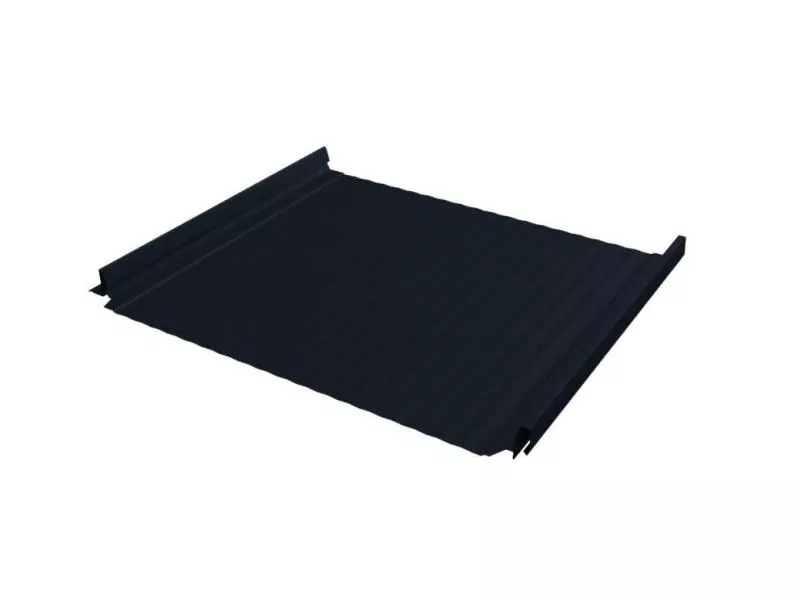 Кликфальц Pro Gofr Grand Line Quarzit Lite 0.5 мм RAL 7024 Мокрый асфальт купить в екатеринбурге