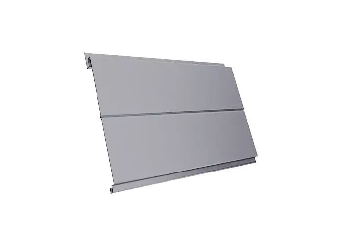 Металлический сайдинг Grand Line Вертикаль Line GreenCoat Pural Matt RR 21 Светло-серый купить в екатеринбурге