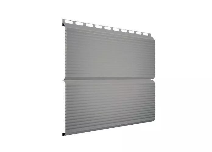 Металлический сайдинг Grand Line ЭкоБрус Gofr GreenCoat Pural Matt RR 21 Светло-серый купить в екатеринбурге