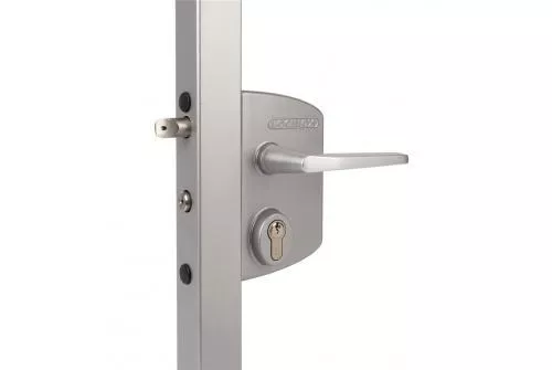 Замок LAKQ 6060 U2G корпус металлический, с ручками из алюминия, серебристый ZILV GL купить в екатеринбурге