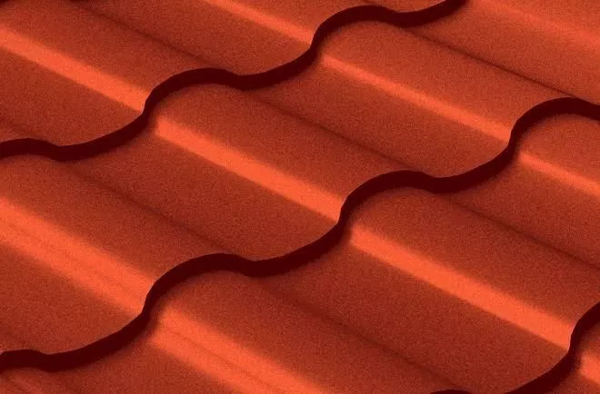 Металлочерепица Grand Line Kredo 0.5 Satin RAL 8004 терракота купить в екатеринбурге