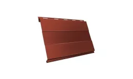 Металлический сайдинг Grand Line Вертикаль Проф Satin 0,5 мм RAL 8004 Терракота. Цена: 926 руб. Артикул: GrandLine-MS771