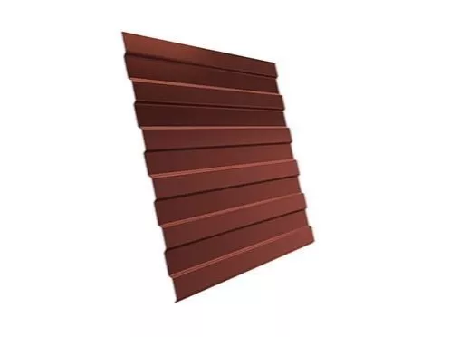 Профнастил Grand Line С8 A Satin Matt 0,5 мм RAL 8004 Терракота купить в екатеринбурге