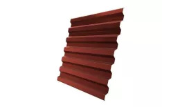 Профнастил Grand Line С21 R Satin Matt 0,5 мм RAL 8004 Терракота. Цена: 1176 руб. Артикул: C21GL-sm8004