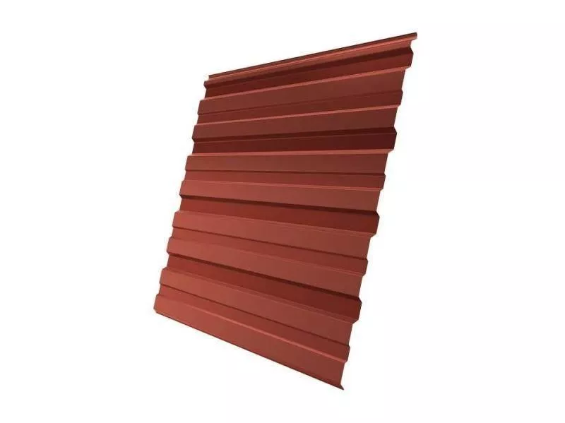Профнастил Grand Line С10 R Satin Matt 0,5 мм RAL 8004 Терракота купить в екатеринбурге