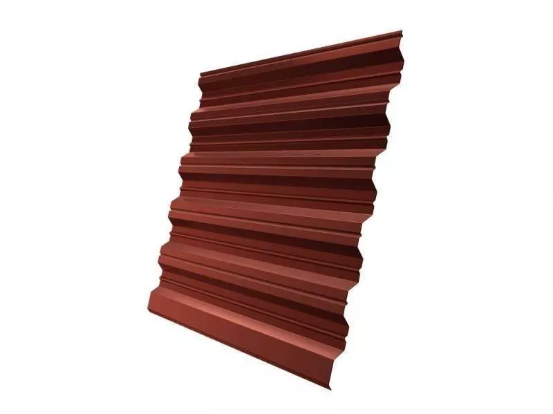 Профнастил Grand Line НС35 R Satin Matt 0,5 мм RAL 8004 Терракота купить в екатеринбурге