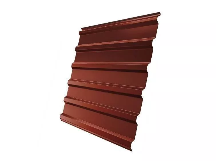Профнастил Grand Line С20R Satin Matt 0,5 мм RAL 8004 Терракота купить в екатеринбурге