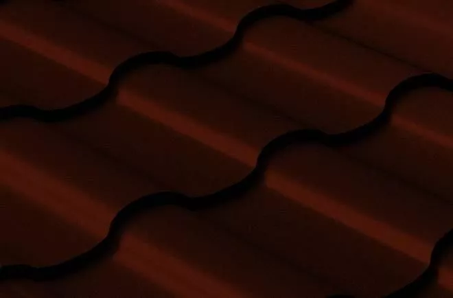 Металлочерепица Grand Line Kredo 0.45 Drap RAL 8017 шоколад купить в екатеринбурге
