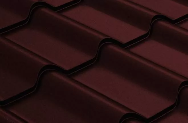Металлочерепица GL Kamea 0,5 GreenCoat Pural Matt RR 887 шоколадно-коричневый купить в екатеринбурге
