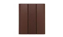 СОФИТ aquAsystem с центральной перфорацией GreenCoat Pural BT (2400х303) 0.5 мм RAL 8017 Шоколад. Цена: 1673 руб. Артикул: aquAsystem01_2