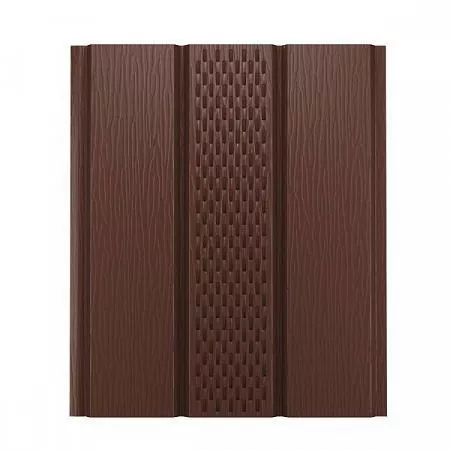СОФИТ aquAsystem с центральной перфорацией GreenCoat Pural BT (2400х303) 0.5 мм RAL 8017 Шоколад купить в екатеринбурге