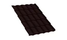Металлочерепица Монтекристо-XL NormanMP 0.5 мм RAL 8017 Шоколад. Цена: 683 руб. Артикул: montekr_02-8017xl