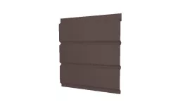 Софит металл GL с перфорацией Rooftop Matte Стальной бархат 0,5 мм RAL 8017 Шоколад. Артикул: GrLn01_02_03_Pr_128