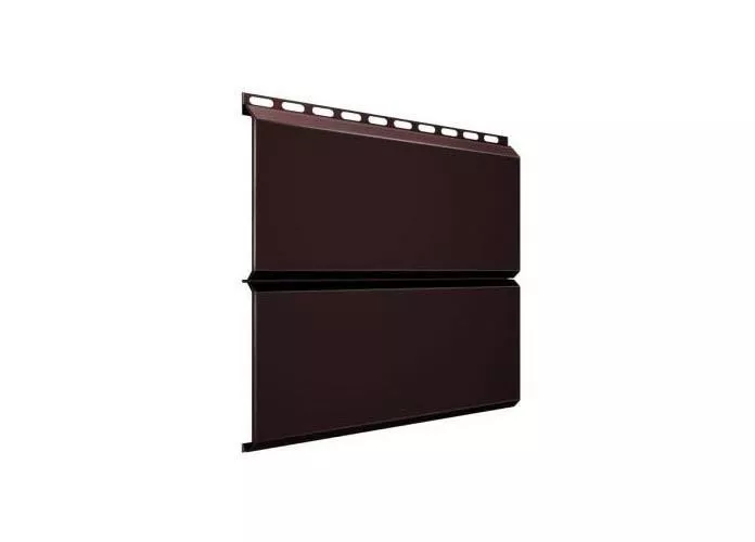 Металлический сайдинг Grand Line ЭкоБрус GreenCoat Pural RAL 8017 Шоколад купить в екатеринбурге