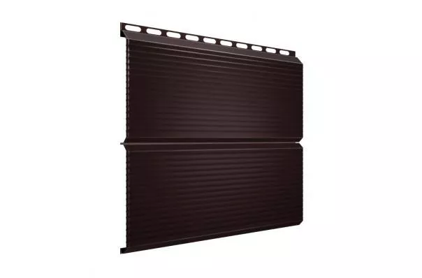 Металлический сайдинг Grand Line ЭкоБрус Gofr Velur 0,5 мм RAL 8017 Шоколад купить в екатеринбурге