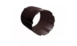 Соединитель трубы GL Granite 100 мм RAL 8017 Шоколад. Артикул: GL_voda_266