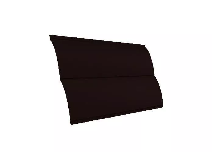 Металлический сайдинг Grand Line Блок-хаус New GreenCoat Pural Matt RAL 8017 Шоколад купить в екатеринбурге