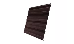 Профнастил Grand Line С10 R GreenCoat Pural 0,5 мм RAL 8017 Шоколад. Цена: 2746 руб. Артикул: profGL-gp8017