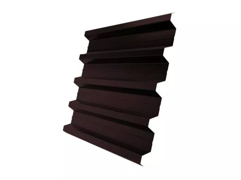 Профнастил Grand Line Н60 R Rooftop Matte (Стальной бархат) 0,5 мм RAL 8017 Шоколад купить в екатеринбурге