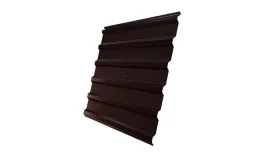 Профнастил Grand Line С20R Rooftop Matte (Стальной бархат) 0,5 мм RAL 8017 Шоколад. Цена: 1019 руб. Артикул: C20GL-sb8017