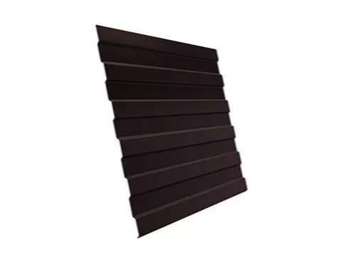 Профнастил Grand Line С8 A GreenCoat Pural 0,5 мм RAL 8017 Шоколад купить в екатеринбурге
