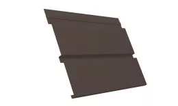 Софит металл с перфорацией Grand Line Квадро брус Satin 0,5 мм RAL 8017 Шоколад. Артикул: GrLn01_Nn_61