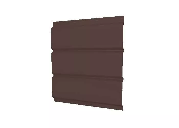 Софит металл GL без перфорации GreenCoat Pural 0,5 мм RR 887 Шоколадно-коричневый купить в екатеринбурге