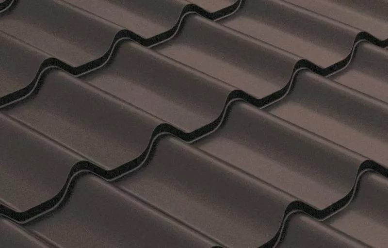 Металлочерепица GL Classic Quarzit Pro Matt RR 32 темно-коричневый купить в екатеринбурге