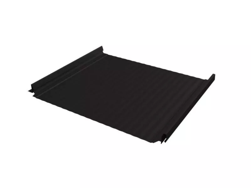 Кликфальц Pro Gofr Grand Line Quarzit 0.5 мм RAL 8019 Темно-коричневый купить в екатеринбурге