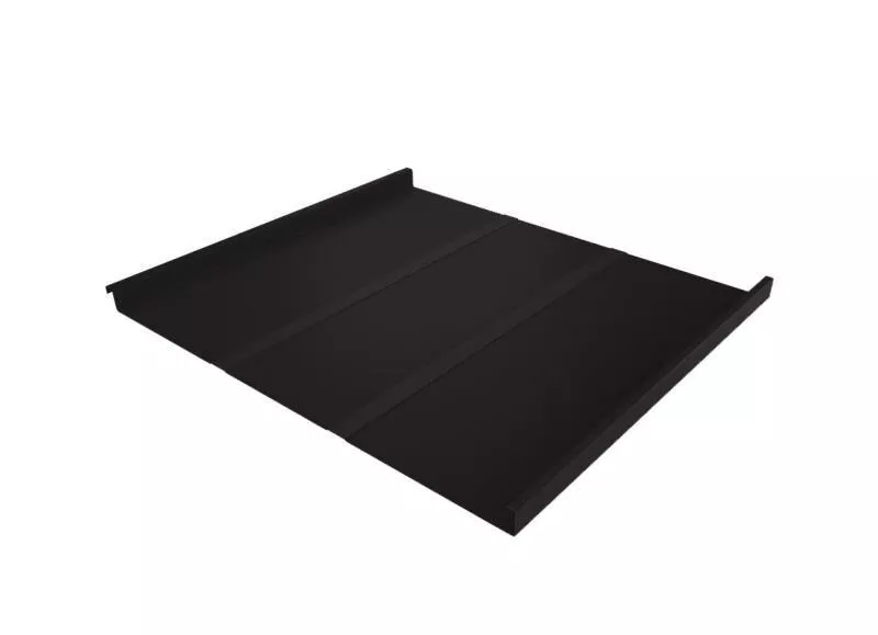 Двойной стоячий фальц Line Grand Line GreenCoat Pural Matt 0.5 мм RR 32 Темно-коричневый купить в екатеринбурге