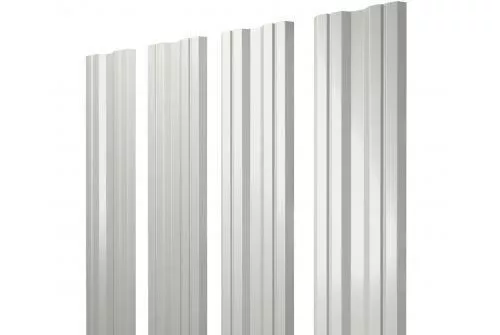 Штакетник Grand Line Twin 0,45 PE RAL 9003 Сигнальный белый купить в екатеринбурге