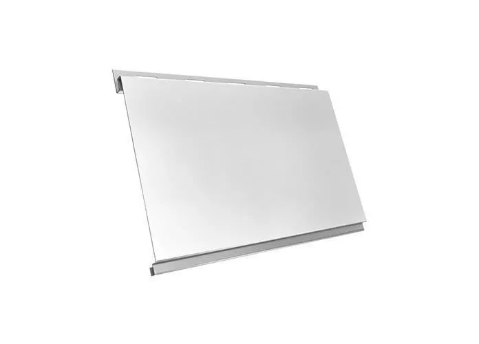 Металлический сайдинг Grand Line Вертикаль classic Drap 0,45 мм RAL 9003 Сигнальный белый купить в екатеринбурге