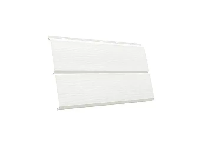 Металлический сайдинг Grand Line ЭкоБрус 3D PE 0,45 мм RAL 9003 Сигнальный белый купить в екатеринбурге