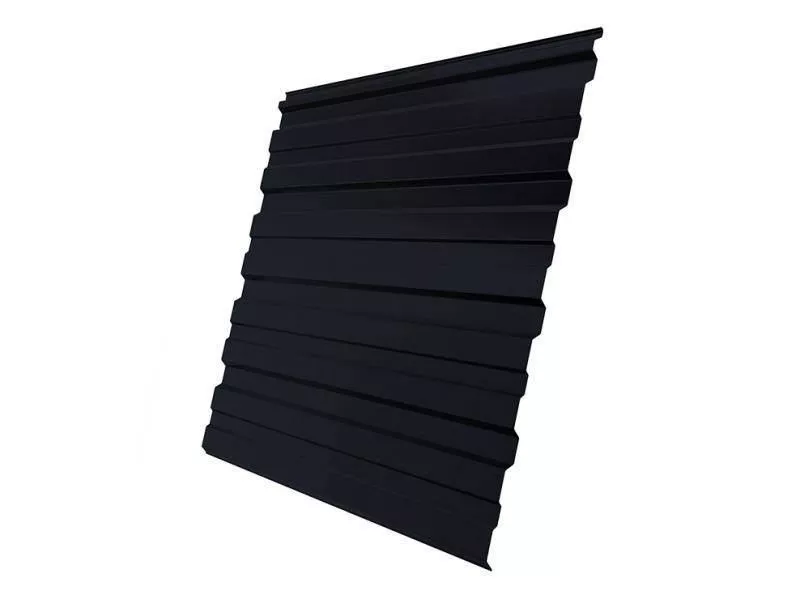 Профнастил Grand Line С10 R GreenCoat Pural Matt 0,5 мм RAL 9005 Черный купить в екатеринбурге
