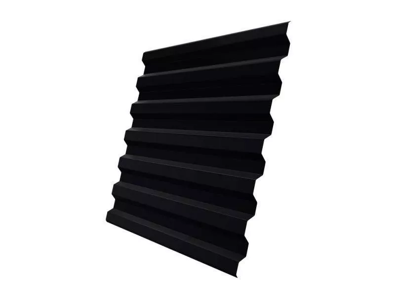 Профнастил Grand Line С21 R GreenCoat Pural Matt 0,5 мм RAL 9005 Черный купить в екатеринбурге