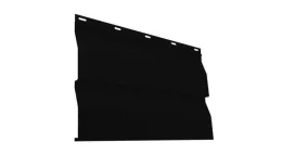 Металлический сайдинг Металл Профиль Корабельная доска VikingMP 0,45 мм RAL 9005 Черный. Цена: 704 руб. Артикул: MetalS84