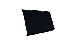 Металлический сайдинг Grand Line Вертикаль classic Satin Matt 0,5 мм RAL 9005 Черный. Цена: 1196 руб. Артикул: GrandLine-MS374