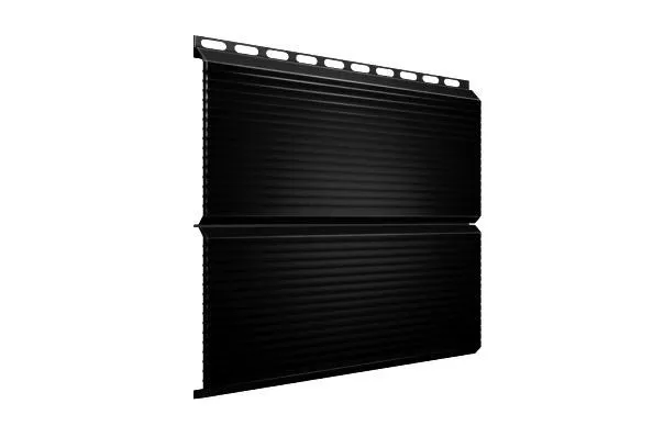 Металлический сайдинг Grand Line ЭкоБрус Gofr Satin Matt 0,5 мм RAL 9005 Черный купить в екатеринбурге