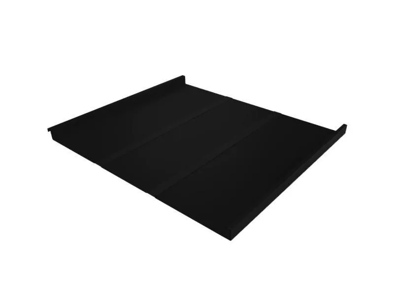 Двойной стоячий фальц Line Grand Line Satin Matt 0.5 мм RAL 9005 Черный купить в екатеринбурге