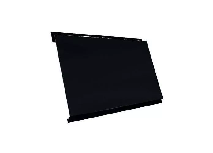 Металлический сайдинг Grand Line Вертикаль classic Quarzit Lite 0,5 мм RAL 9005 купить в екатеринбурге