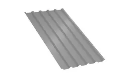 Профнастил МП35 A NormanMP 0,5 мм RAL 9006 Бело-алюминиевый. Артикул: MP35ANMP-9006