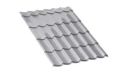 Металлочерепица Ламонтерра Полиэстер 0.45 мм RAL 9006 Бело-алюминиевый. Цена: 528 руб. Артикул: mon1-9006